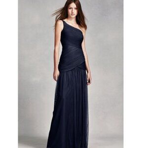 Vera Wang | Dresses | Midnight Blue Vera Wang Dress For Davids Bridal |  Poshmark